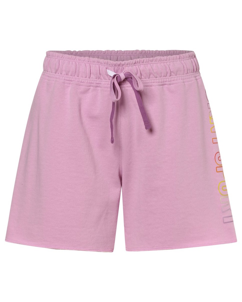 DKNY Damen Sweatshorts flieder bedruckt