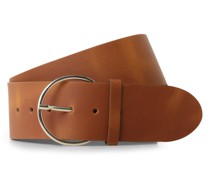 Taillengürtel aus Leder  cognac