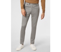 Baukasten-Hose  Slim Fit Viskose  gemustert