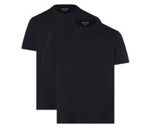 T-Shirts im 2er-Pack  Baumwolle marine