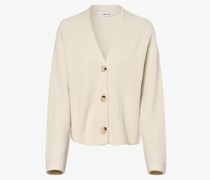 Strickjacke  Viskose ecru