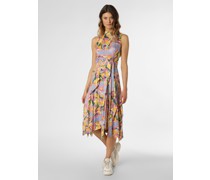 Kleid  orange gemustert
