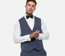 Weste  Regular Fit marine