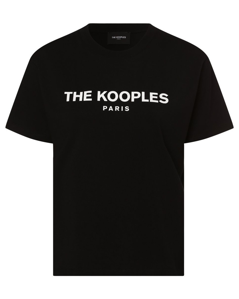The Kooples Damen T-Shirt Baumwolle bedruckt