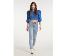 Crop-Bluse  Baumwolle