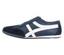 Sneakers aus Leder  marine gestreift