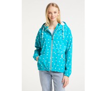 Blouson  türkis gepunktet
