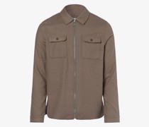 Hemd  Comfort Fit Baumwolle taupe Kent