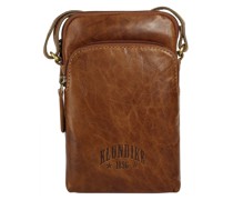 Umhängetasche Damen Leder cognac