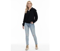 Oversize Troyer-Sweater  Baumwolle