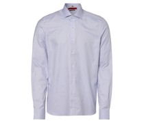 Hemd  Slim Fit Baumwolle hell strukturiert Kent