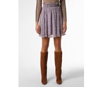 Rock  Chiffon flieder gemustert