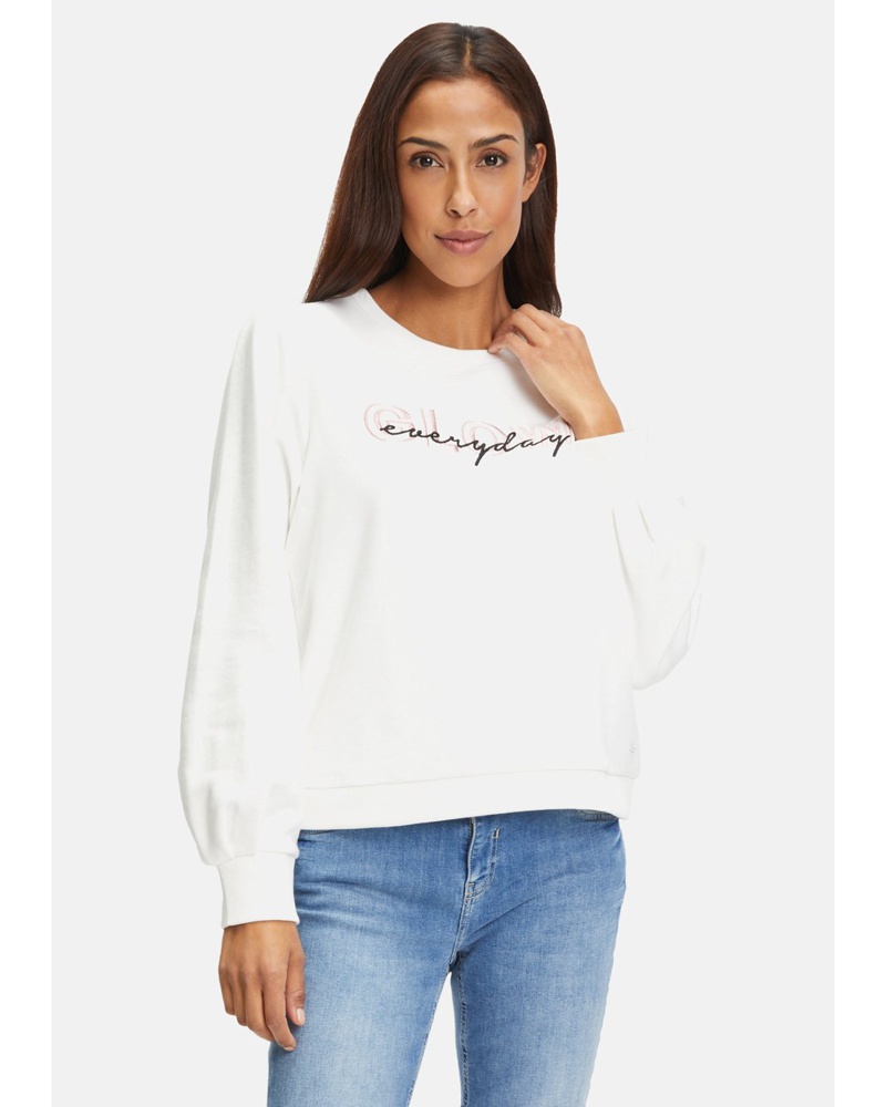 Betty Barclay Damen Sweatpullover Baumwolle mehrfarbig bedruckt Betty Barclay Damen Sweatpullover Baumwolle mehrfarbig bedruckt