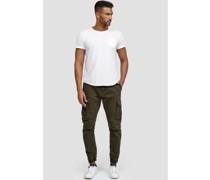 Cargohose  Baumwolle oliv
