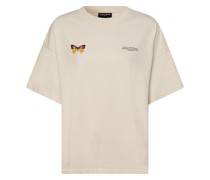 T-Shirt  Baumwolle kitt bedruckt