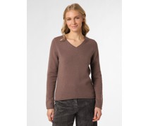 Pullover  Feinstrick taupe
