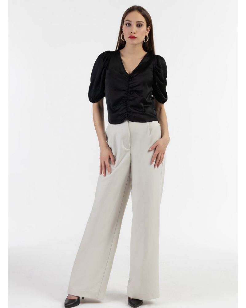 FAINA Damen Drapiertes Top
