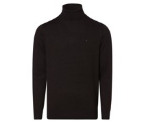 Pullover  Feinstrick schwarz meliert
