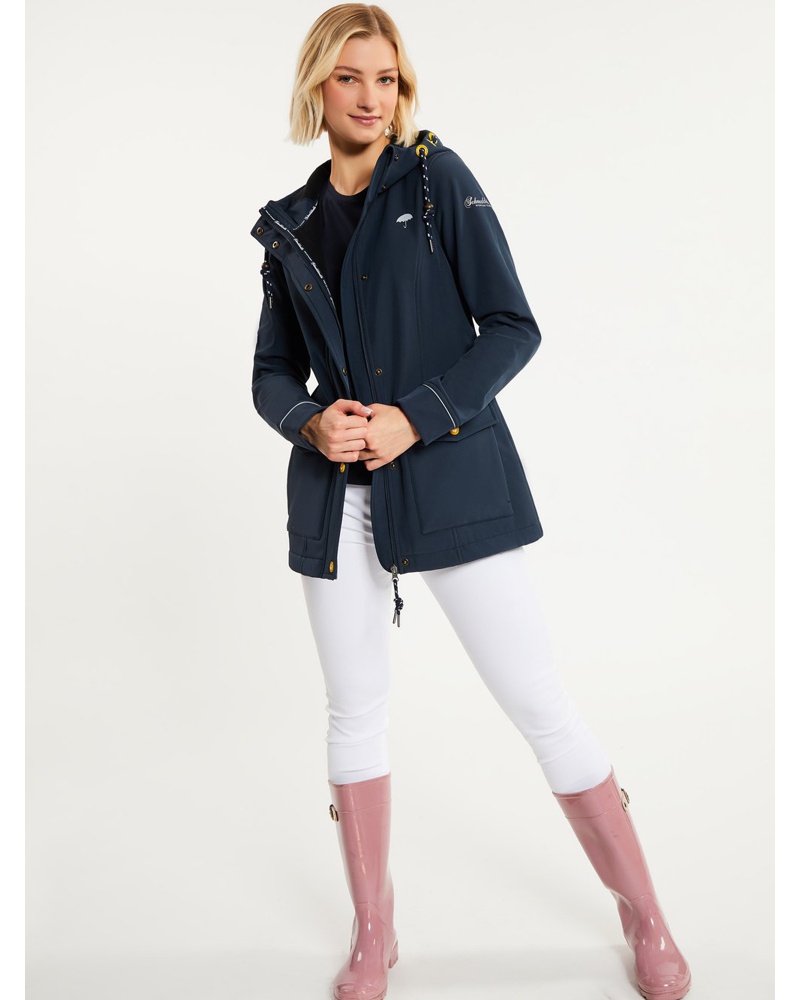 Schmuddelwedda Damen Softshelljacke marine