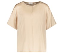 Blusenshirt  Baumwolle camel