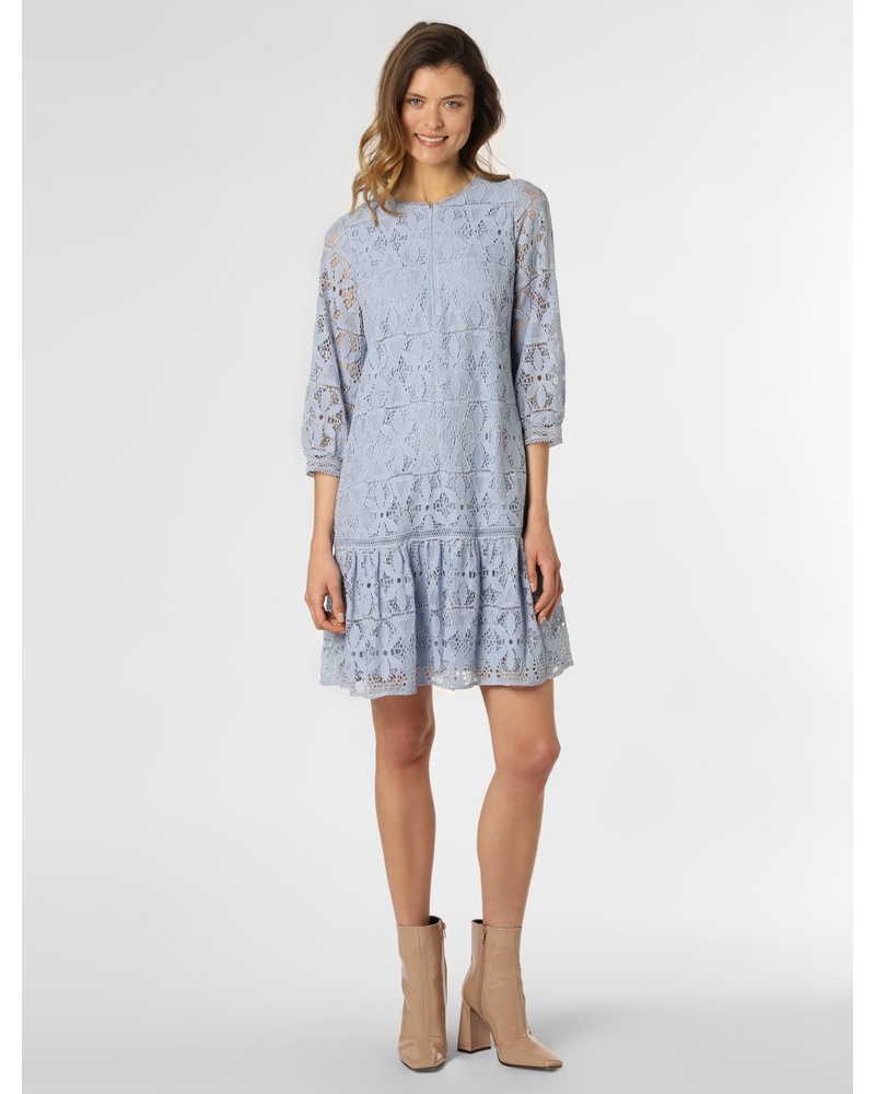 COMMA Damen Kleid Baumwolle hell