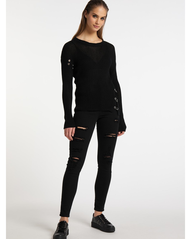 My Mo Damen Strickpullover