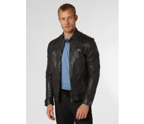 Lederjacke  anthrazit