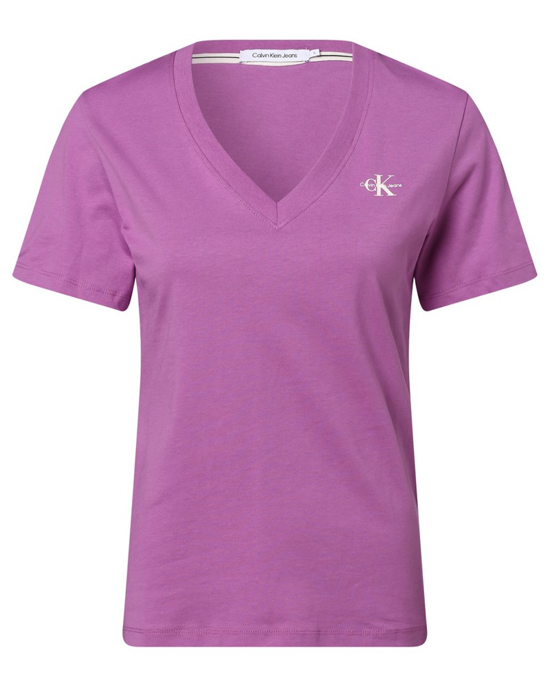 Calvin Klein Damen T-Shirt Baumwolle bedruckt