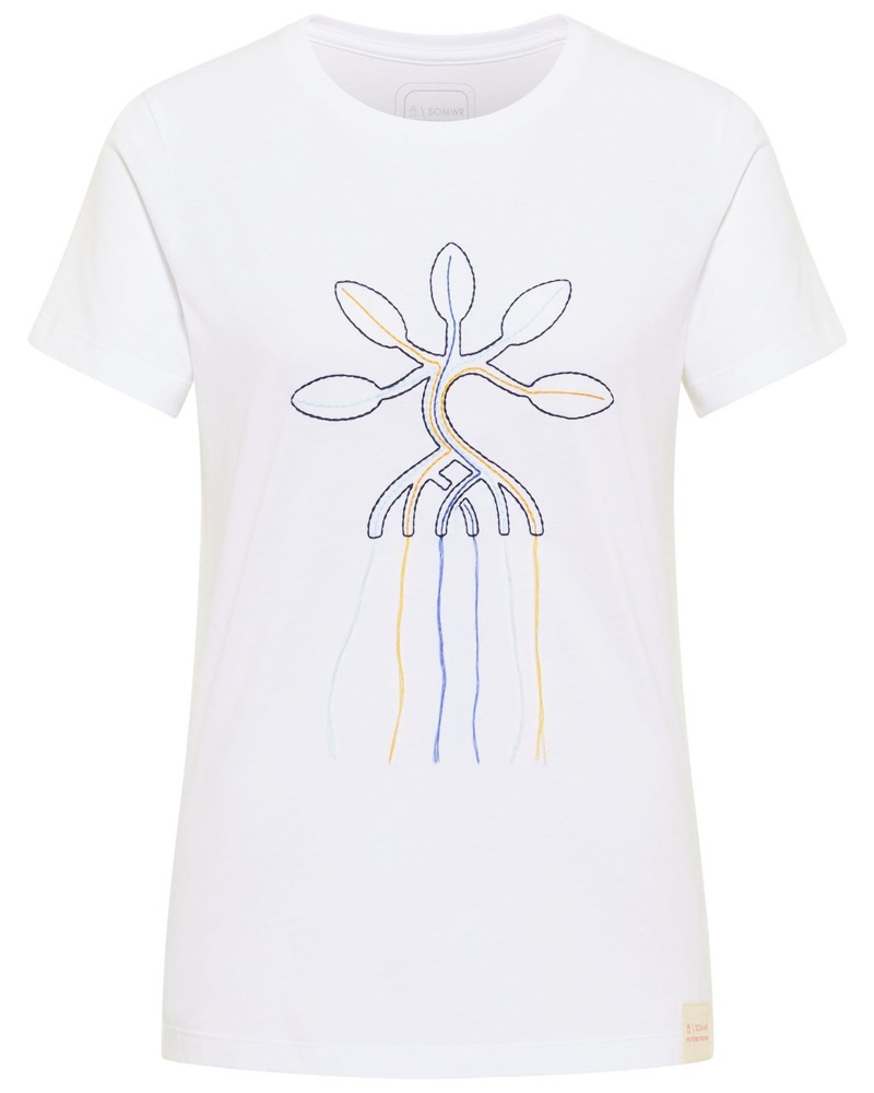 SOMWR Damen T-Shirt Baumwolle