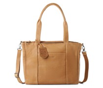 Shopper aus Leder  camel