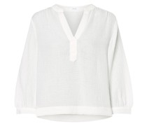 Bluse  Baumwolle ecru