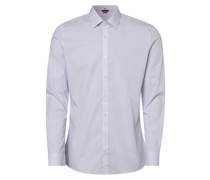 Hemd  Super Slim Fit Baumwolle hell gestreift Kent