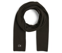 Schal mit Cashmere-Anteil  Baumwolle tanne