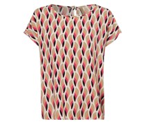 Blusenshirt  Viskose melange gemustert