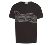 T-Shirt  Baumwolle anthrazit bedruckt