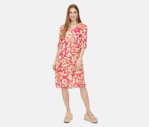 Casual-Kleid  Baumwolle pink gemustert