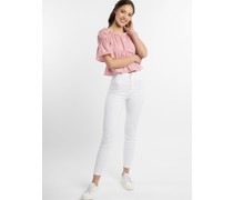 Bluse mit Herzchenprint   gemustert