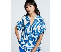 Bluse  Viskose  gemustert