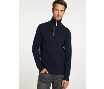 Strickpuover  Baumwoe marine