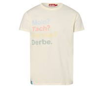 T-hirt  Baumwolle vanille bedruckt