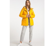 Regenjacke mit Faux-Fur Innenfutter