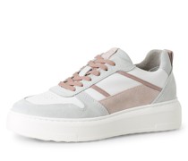 Sneaker aus Leder  weiß