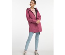 Kurzmantel aus Softshell  himbeer