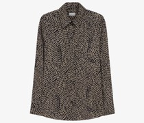Hemdbluse  Viskose  bedruckt