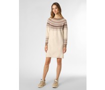 Kleid  Baumwolle sand gemustert