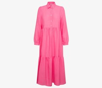 Kleid  Leinen pink