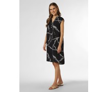 Leinenkleid  marine gemustert