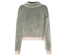 Pullover  tanne gestreift