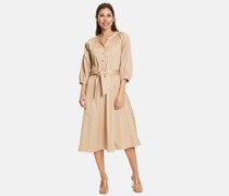 Freizeitkleid  Baumwolle camel