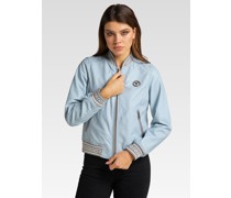 Jacke   Leder hell